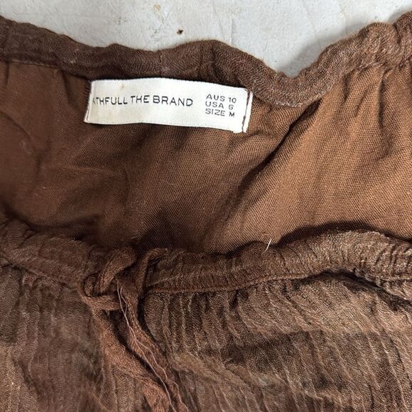 Faithful the Brand - Brown Pants and Cropped Top Set - Size Medium - BRAND NEW - Picture 6 of 7